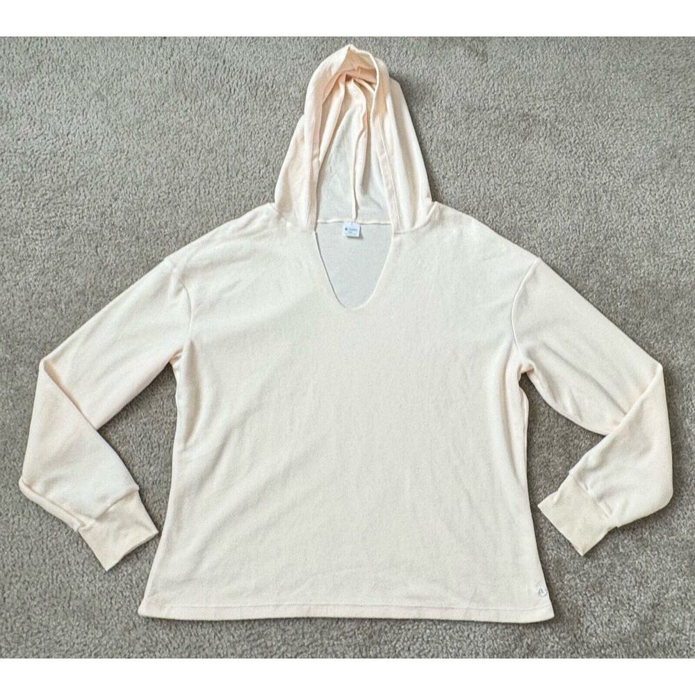 Buffbunny Light Fleece Yellow Hoodie in Love You A Latte Women’s Size Large